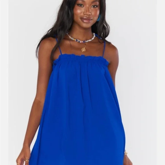 Show Me Your MuMu | Dresses | Show Me Your Mumu Angel Mini Dress In Royal  Blue | Poshmark